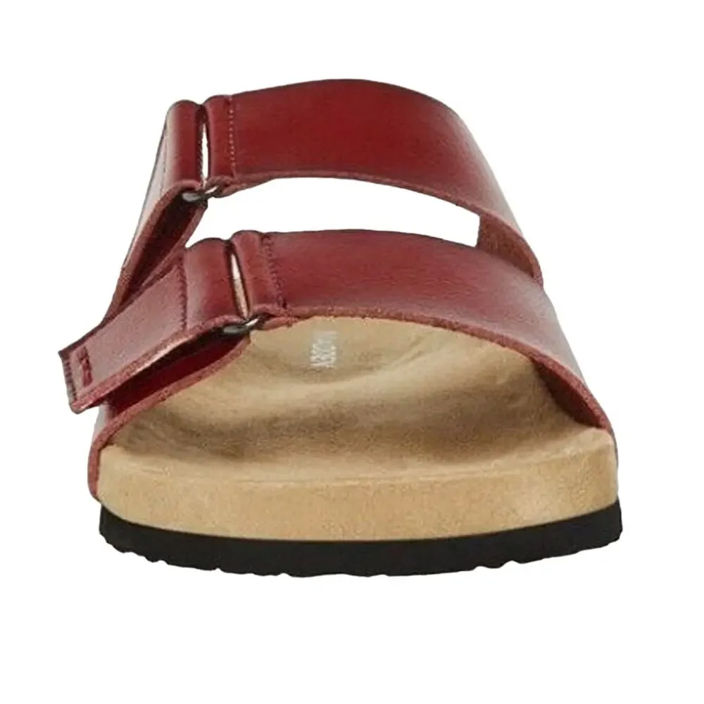 STEVE MADDEN Men's Tisson Double Strap Sandals Cognac 12